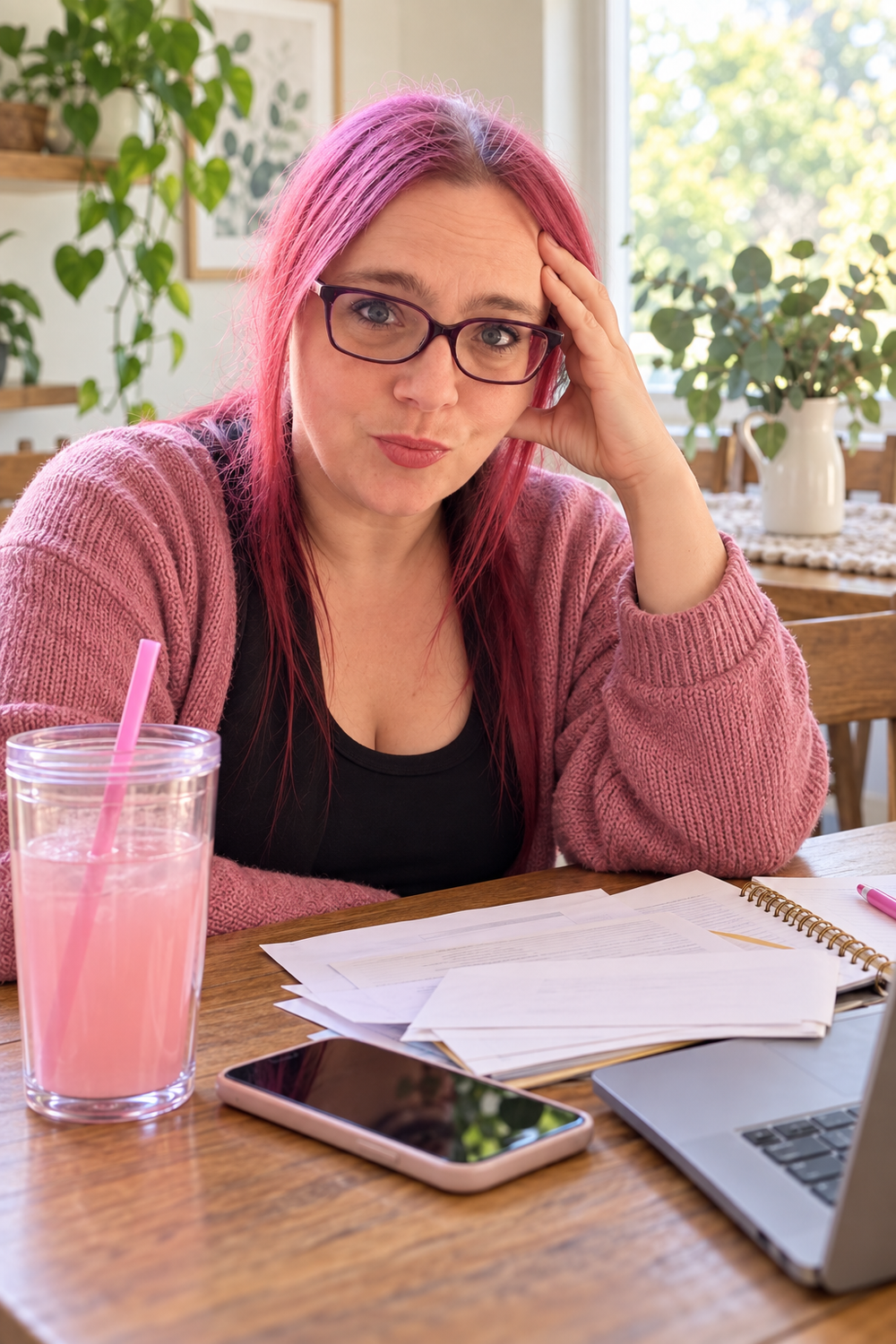 Melisa feeling overwhelmed while discussing menopause stress and cortisol