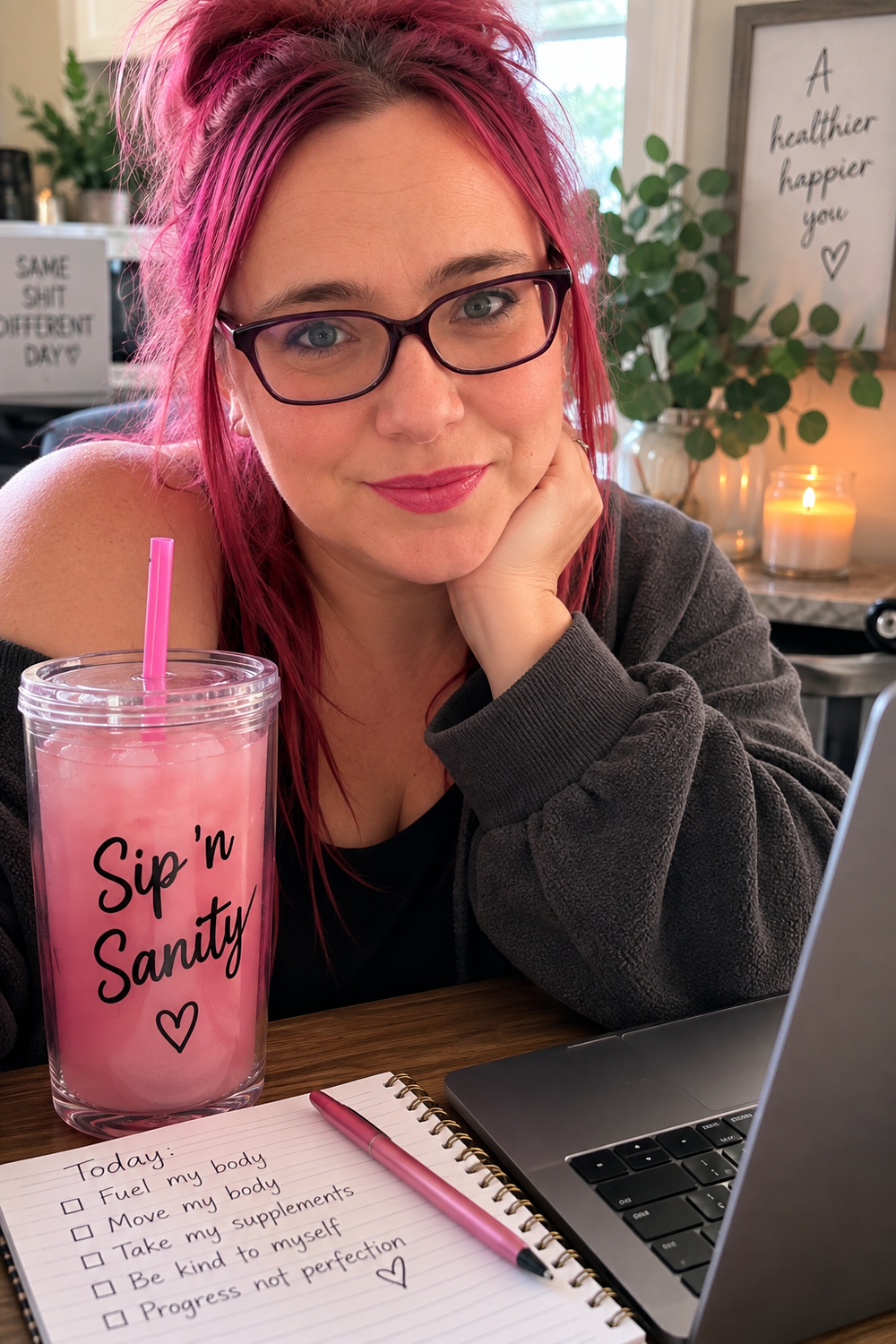 Melisa planning a realistic menopause wellness routine
